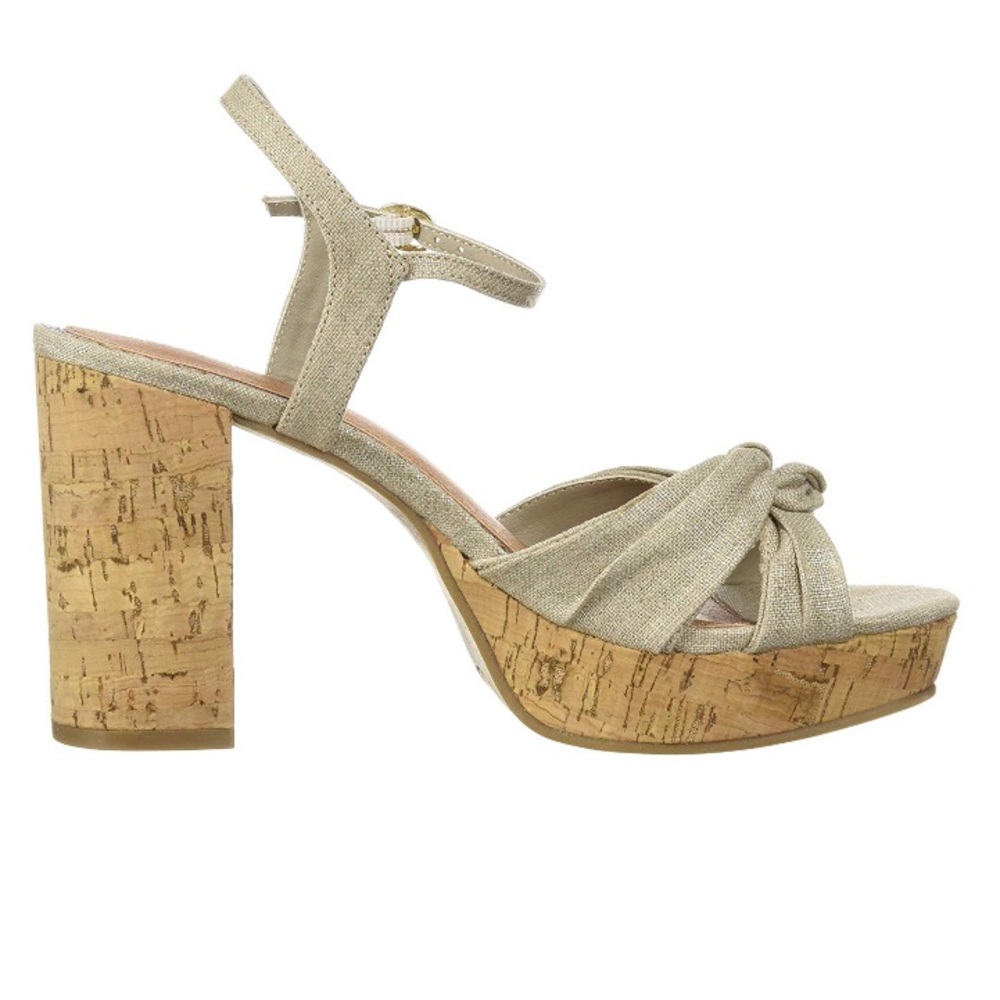 ❌SOLD❌Rampage Peep-Toe Chunky Heel Sandals